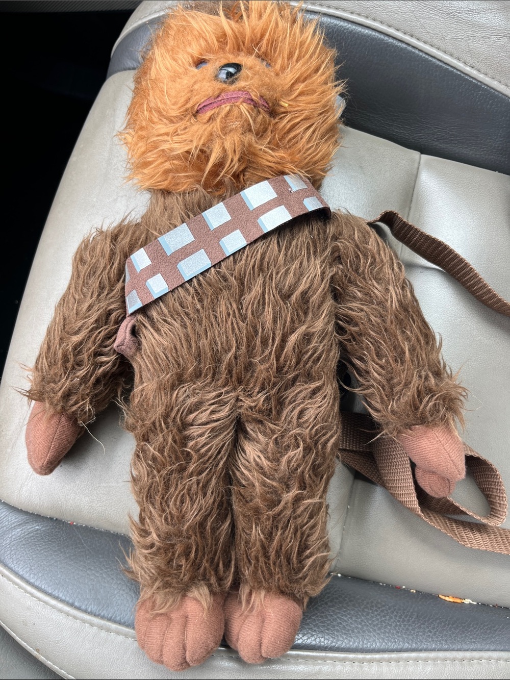 Star Wars Chewbacca Plush Backpack in Brown and Tan